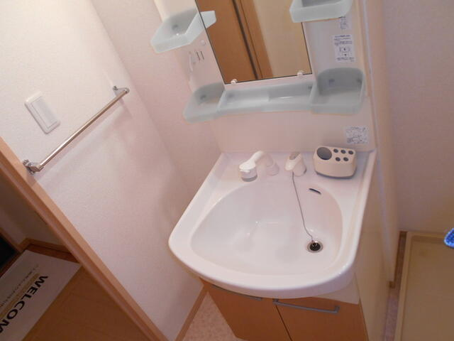 ファミール B棟の洗面所