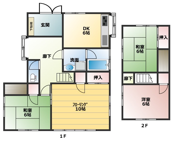 【間取り】 | 築山戸建東