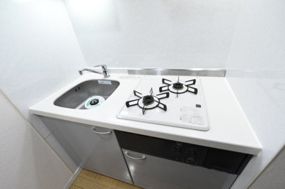 【キッチン】 | プレール・ドゥーク銀座ＥＡＳＴ | システムキッチン（2口ガスコンロ）