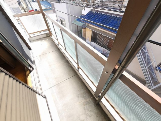 湊山町戸建のバルコニー