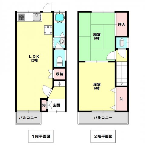 湊山町戸建の間取り