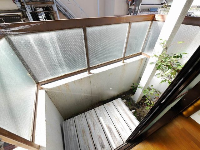 湊山町戸建のバルコニー