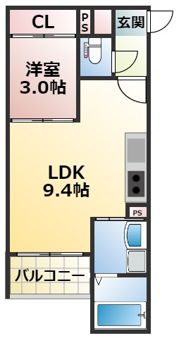 REGALEST新大江の間取り
