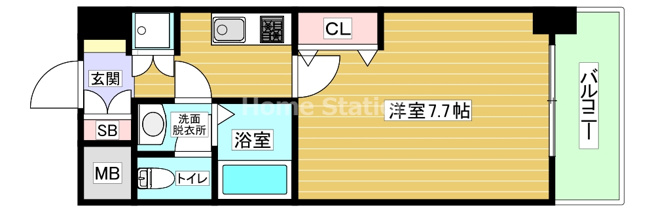 【間取り】 | ジュネーゼプレシャス森ノ宮
