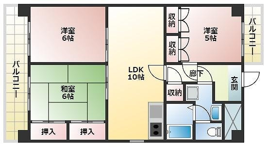 アーバンハイツ上町の間取り