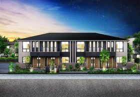 【外観パース】 | 豊郷町アパート新築