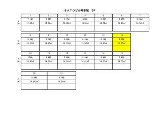 【間取り】 | ＳＡＴＯビル南手城 | 2Ｆ