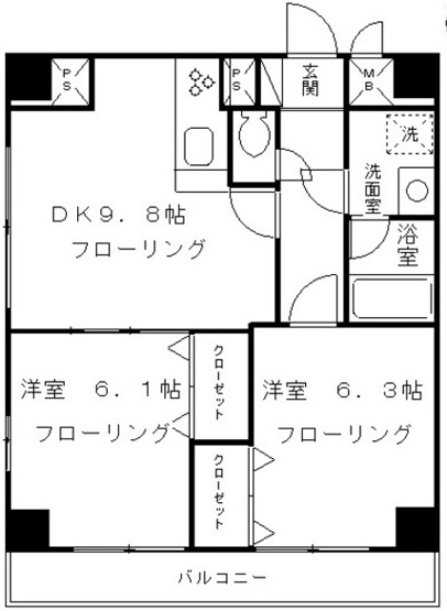 【間取り】 | COZY COURT 三軒茶屋 TOKYO