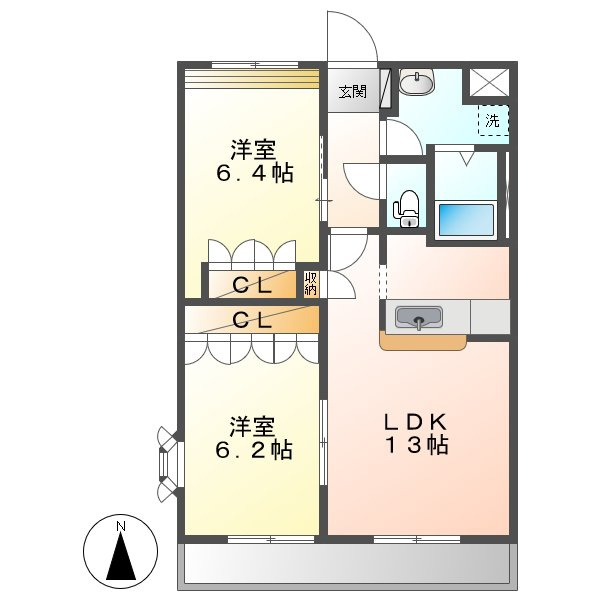 グラシアスの間取り