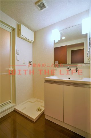 ルネッサンス21久留米六ツ門【キャッシュバック対象物件】の洗面所|コンパクトで使いやすい洗面所