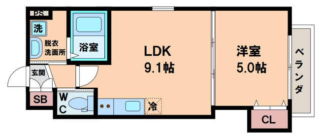 【間取り】 | グランパシフィック長橋スクエアⅡ