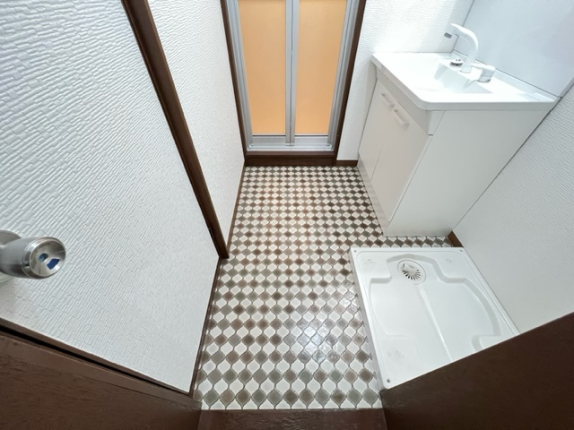 ガーデンハイツ置田Ⅰの独立洗面台