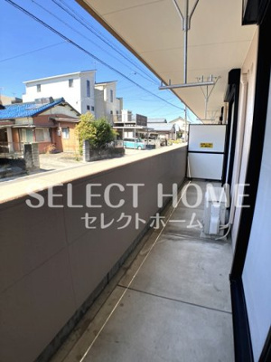 【バルコニー】 | フォレストカワハラ | 落ち着いた時間を過ごせるバルコニーです