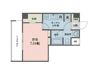【間取り】 | ドゥーエ武蔵小金井