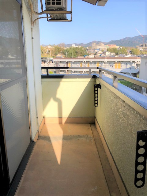 ベルメゾン一須賀Ⅰ号館のバルコニー