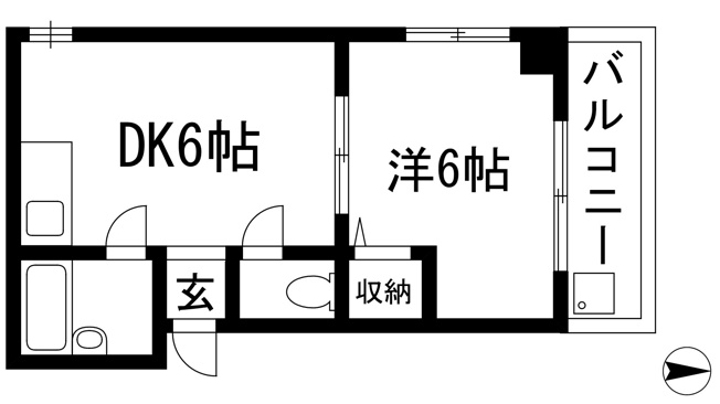 【間取り】 | 箕面コスモビル