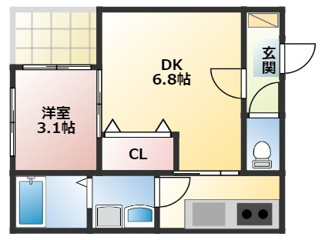 【間取り】 | LaLuce中村公園 | 略図の為、現状優先