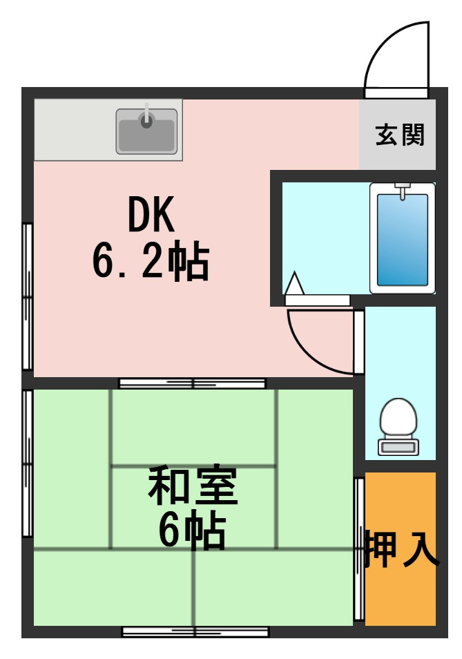 タカヨシコーポの間取り
