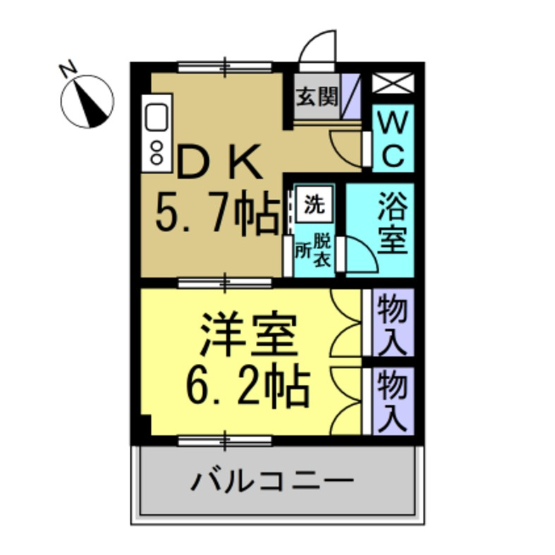 グランディフローラの間取り