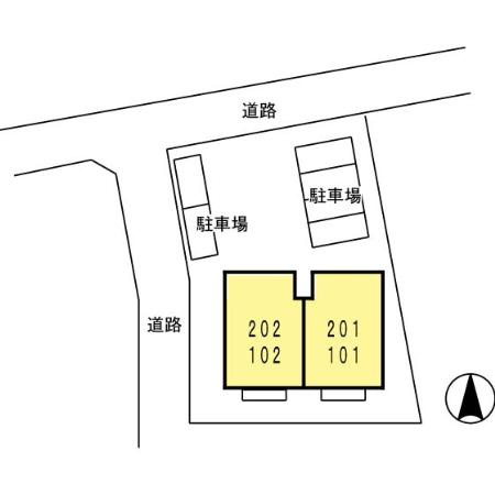 トータスモア参番館【キャッシュバック対象】の区画図