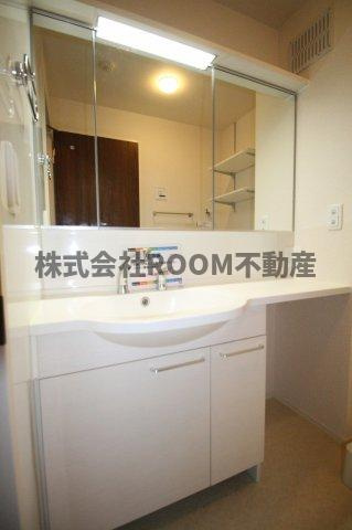 シェリアの洗面所|広い洗面スペース