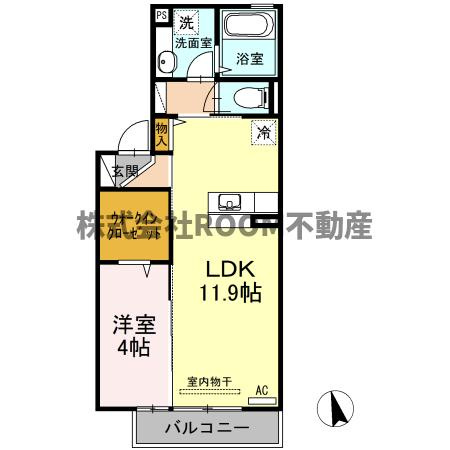 シェリアの間取り