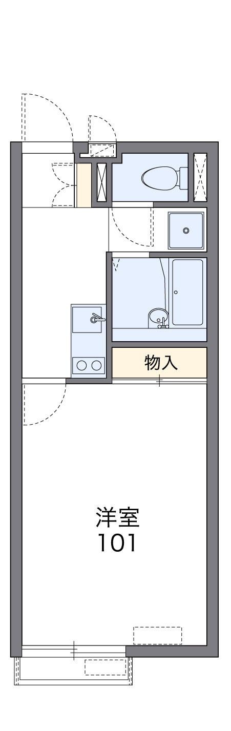 レオネクストフラワーヒルⅢの間取り