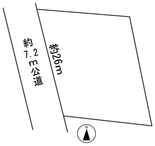 ５５８０７　各務原市川島松原町土地の区画図