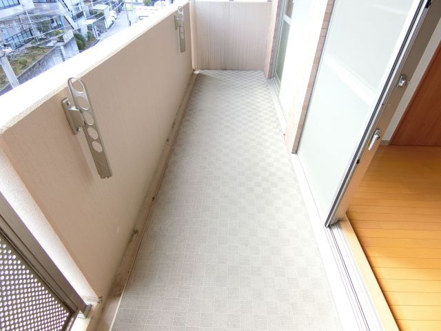 ラ・メゾンMSⅡのバルコニー