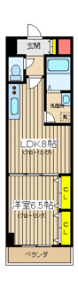 【間取り】 | SOLARE横浜（ソラーレヨコハマ） | SOLARE横浜　間取り図