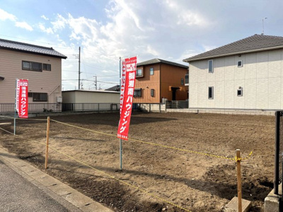【外観】 | 【売主／仲介手数料不要】MY LIFE HOME 綾瀬 建築条件なし売地３区画残り1区画 | 現地は更地になっております。是非ご覧いただきたい土地です！