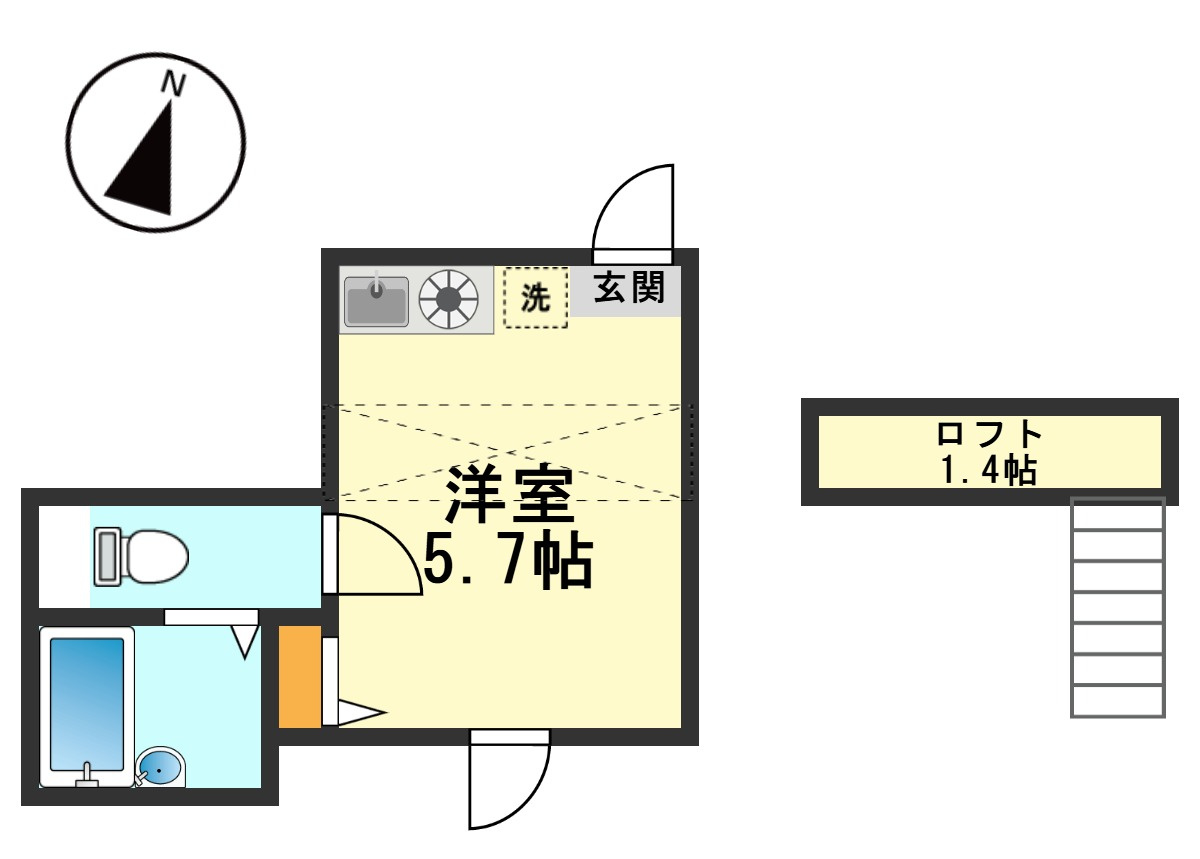 サザンロード新小岩の間取り
