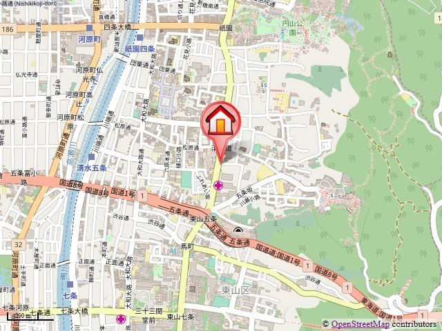 レジュールアッシュ清水の地図