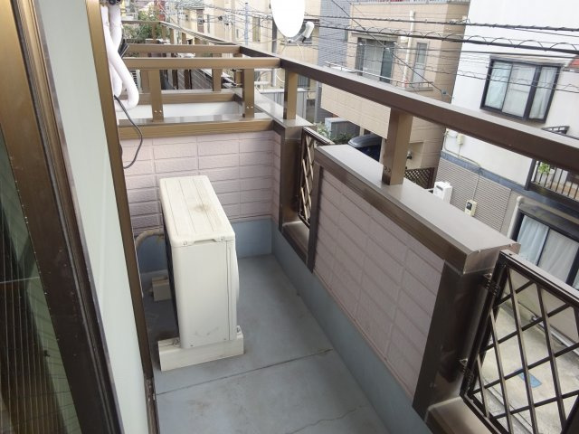 コーポソレイユのバルコニー