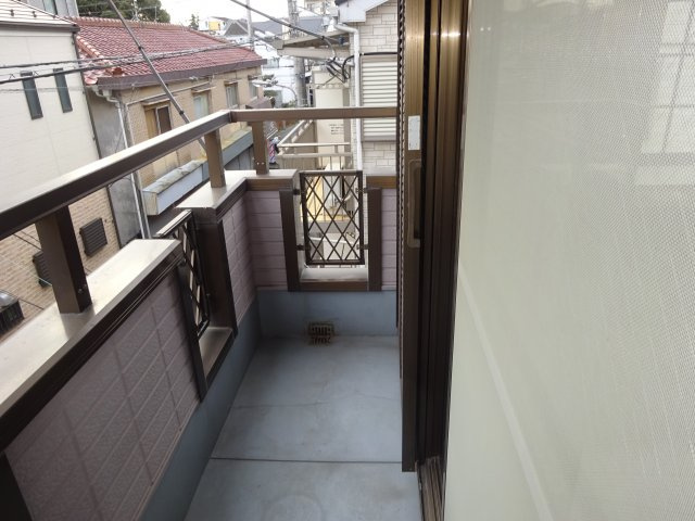 コーポソレイユのバルコニー