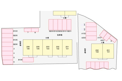 【駐車場】 | ニューエルディム三光Ａ