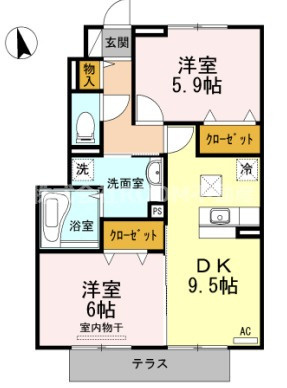 メゾン ブランシェの間取り