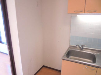 【キッチン】 | 蔵岡マンション | 冷蔵庫設置スペースもあります★