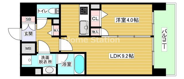 【間取り】 | ランドセントラル梅田