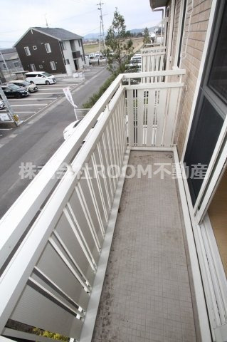 セジュール楽楽 A棟・B棟のバルコニー|陽当たり良好なバルコニーです