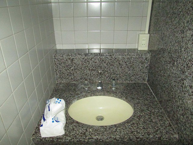 石ビルの洗面所