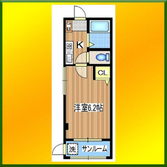 【間取り】 | コーポ柚子