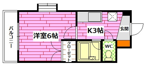 平岩ビルの間取り