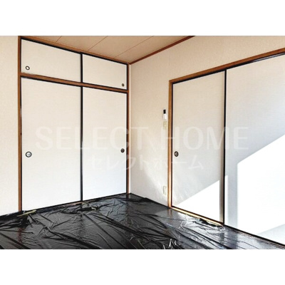 【寝室】 | Ｓｕｒｐｌｕｓ　Ｔｗｏ　二番館Ｂ | 落ち着いて過ごせるお部屋なので、寝室にいかがでしょうか