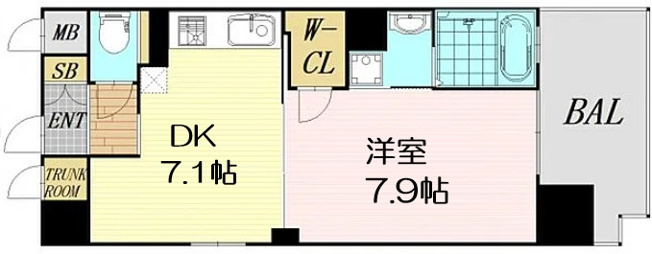 【間取り】 | ビバーチェ鷺洲