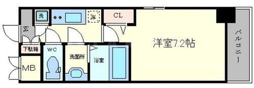 【間取り】 | レジュールアッシュ心斎橋リュクス