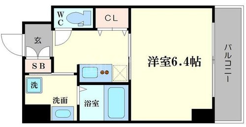 【間取り】 | クレビオス難波EAST