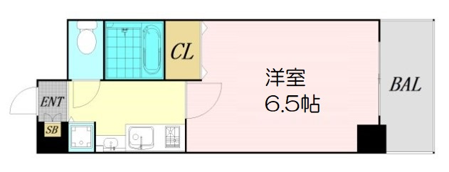 【間取り】 | プレサンス難波リバーオアシス