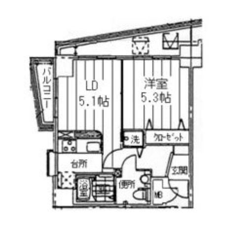 【間取り】 | レジディア天神橋