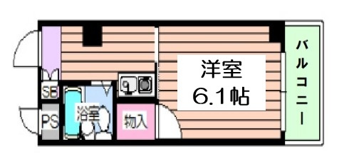 【間取り】 | プランドール天満